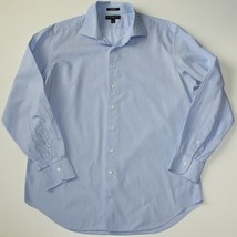 Saks Fifth Avenue Slim Fit Men&#39;s Blue Dress Shirt size 17 - £9.90 GBP