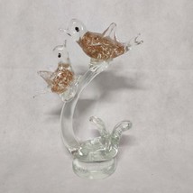 Murano Love Birds Art Glass Figurine - $38.95