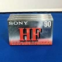 Lot of 3 New Sealed SONY HF 90 Minute Blank Audio Cassette Tapes - £12.16 GBP