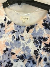 Maison Jules Osaka Floral Spring Summer Dress Eyelet Fabric Soft Lining NWT Lg - £30.04 GBP