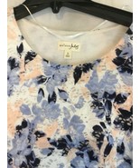 Maison Jules Osaka Floral Spring Summer Dress Eyelet Fabric Soft Lining ... - £29.41 GBP