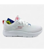 Skechers Go Walk Flex Kali White Hot Coral Womens Athletic Ultra Go Sneaker - $59.95