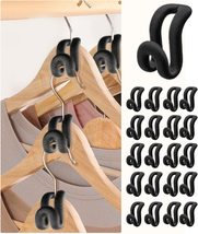 Velvet Clothes Hanger Connector Hooks [For Velvet &amp; Multiple Hangers] 40... - $17.31 CAD