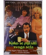 Vintage Movie Poster Nine to Five Dolly Fonda Tomlin Parton Higgins Cole... - £49.81 GBP
