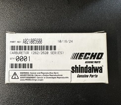 NEW Genuine ECHO Carburetor SRM2620 PE2620 T262 LE262 A021005600 OEM - $59.99