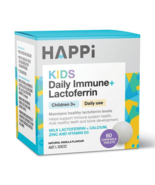 Happi Kids Daily Immune + Lactoferrin Chewable 60 Tablets - £74.92 GBP