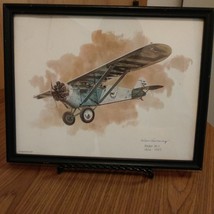 UNITED AIRLINES RYAN M-1 (1926-1927) VINTAGE FRAMED PRINT BY NIXON GALLO... - £16.62 GBP