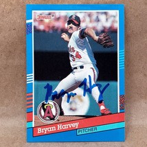 1991 Donruss #206 Bryan Harvey SIGNED Autograph California Angels Card - $2.95