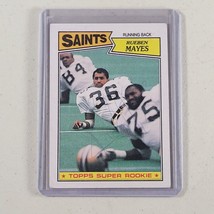 Rueben Mayes #274 Autographed Card New Orleans Saints Super Rookie 1987 Topps - £9.56 GBP