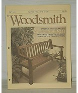 Woodsmith Chaise Lounge &amp; Garden Bench Woodworking Magazine No 45 June 1986 - £7.90 GBP