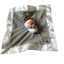 Baby Gund My First Christmas Snowman Lovey Plush Security Blanket - £14.95 GBP
