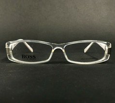 Hugo BOSS 0257 HIX Eyeglasses Frames White Clear Rectangular 53-13-135 - £62.22 GBP