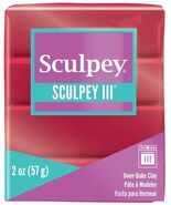 Sculpey III Polymer Clay - Deep Red Pearl - $4.79