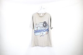 Vtg Mens Large Distressed 2004 Stanley Cup Champs Tampa Bay Lightning T-Shirt - £35.65 GBP