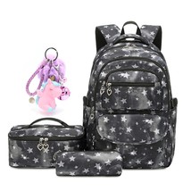 3Pcs  Prints Backpack Sets Kids Bookbag Primary School Daypack Elementary Studen - £92.10 GBP