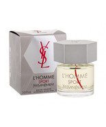 Yves Saint Laurent L&#39;Homme Sport Eau de Toilette 2oz/60ml EDT for Men Rare - £127.92 GBP