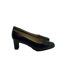 Etienne Aigner Strada Black Leather Toe Cap Patent Pumps Heels Womens Si... - £29.78 GBP