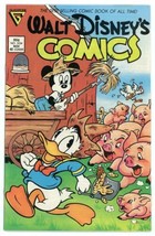 1988 Walt Disney&#39;s Comics #534 Farmer Mickey Donald Barn Hay Running Pigs - $11.63