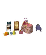 Fisher Price Mattel Loving Family Doll House Furniture Baby Nursery Lot ... - $468.29 MXN