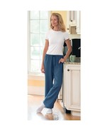 Hammacher Lady&#39;s Genuine Turkish Cotton Womens Lounge Pants Sweat Blue M... - $415.78 MXN