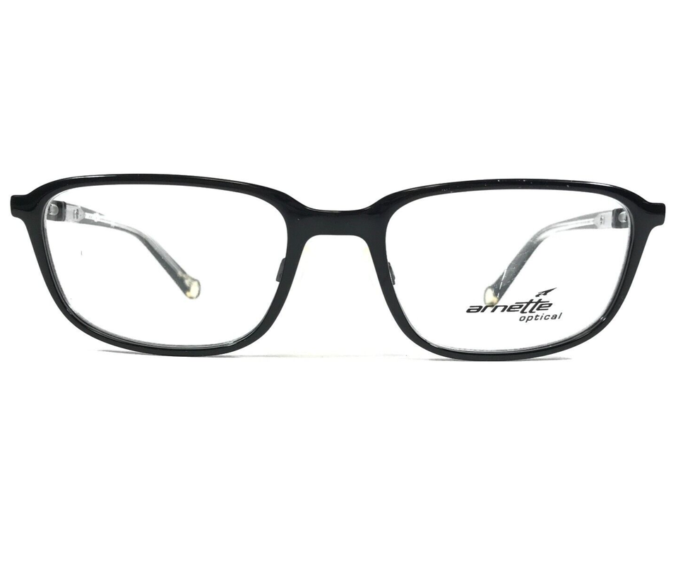Arnette MOD.6082 528 Eyeglasses Frames Black Rectangular Full Rim 51-18-140 - $44.54