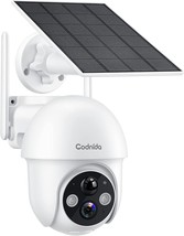 Security Camera Wireless Outdoor,2K Solar Security Camera,Battery Powered - £72.73 GBP