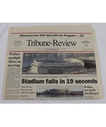 Feb 12 2001  Pittsburgh Tribune Review Newspaper Three Rivers Stadium Im... - £22.34 GBP