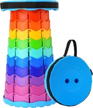 Portable Telescopic Stool (Rainbow), Suitable for Fishing and Outdoor Ac... - $329.82 MXN