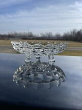 Fostoria American Clear 6.5” Glass Footed Bon Bon Bowl Candy Dish - $21.75
