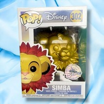 Funko Pop Simba Leaf Mane Gold - Disney Store Exclusive - The Lion King 302 New - £35.25 GBP