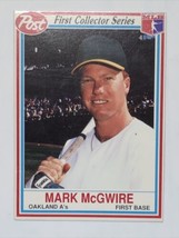 Mark McGwire 1990 Post #12 Oakland Athletics Cereal MLB Baseball Card - $0.99