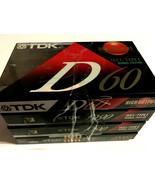 Lot of Four TDK 60, 90, 100 Audio Cassette Tapes Lot of 4 SEALED - $7.87