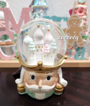 Cupcakes and Cashmere Pastel Nutcracker Christmas Snow Globe Holiday - £29.13 GBP