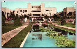 Sammarkand Hotel Santa Barbara CA UNP Hand Colored Albertype Postcard K9 - £3.53 GBP