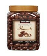 Kirkland Signature Milk Chocolate Covered Roasted Almonds 3LB Jar Kosher... - $40.46 CAD