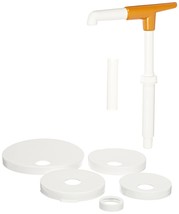 White San Jamar Plastic 6 Pc. Mega Pump And Pump Kit. - £43.24 GBP