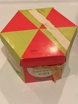 3.75&quot; Russell Stover Fruit and Nut Egg 10oz EMPTY VINTAGE BOX Pre-Owned a2 - $258.64 MXN
