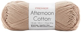 Premier Yarns Afternoon Cotton Yarn-Buff - £16.65 GBP