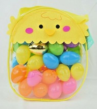 Celebrate Easter Value Bag (Unisex) Clear Tote Bag w/40 Plastic Eggs New - $8.47