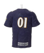 NFL Baltimore Ravens Team Jersey Holiday Christmas Tree Ornament - £11.86 GBP