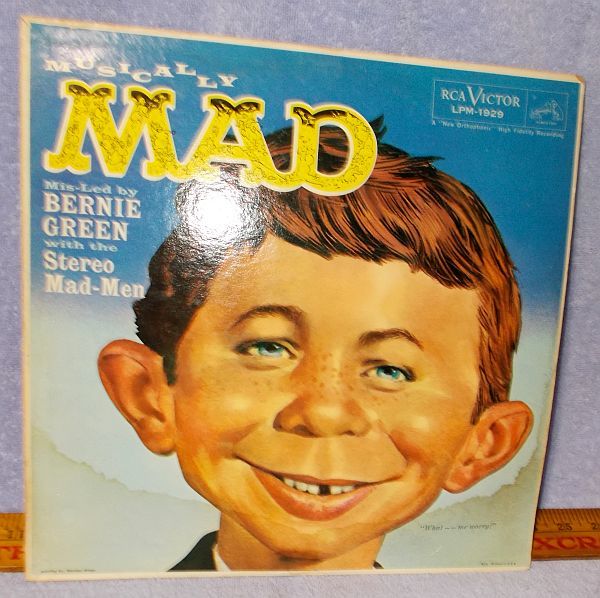 Musically MAD Bernie Green and Stereo MAD Men RCA LPM 1929 Mono Album 1959  - $19.95