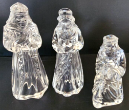 Princess House Nativity 3 Wise Men / Kings 24% Lead Crystal Germany # 915 - £44.14 GBP