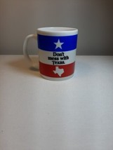 BRAND NEW Don&#39;t Mess With Texas Coffee Tea Mug Cup Souvenir Travel - £8.27 GBP