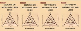 Lectures On Metaphysics And Logic Volume 4 Vols Set - £57.20 GBP