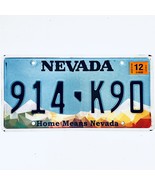 2021 United States Nevada Home Means Nevada Passenger License Plate 914 K90 - $18.80