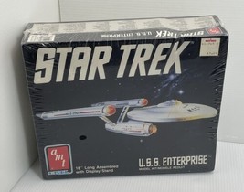 AMT Star Trek USS Enterprise Model Kit 1989 Sealed In Box - $27.58