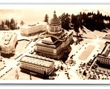 RPPC Aerial View Capitol Building Olympia Washington WA VI Photo 208 Pos... - $4.90