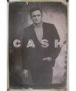 Johnny Cash Affiche Noir et Blanc Vintage Shot De Lui - $246.94 CAD