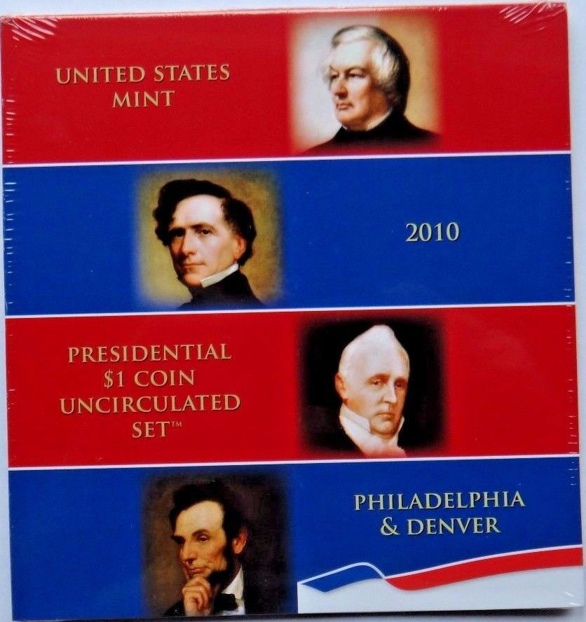 Primary image for AMERICAN PRESIDENTIAL $1 P & D 2010 SET STILL WRAP IN PLASTIC MINT UNC CONDITION