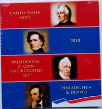 American Presidential $1 P & D 2010 Set Still Wrap In Plastic Mint Unc Condition - $64.17